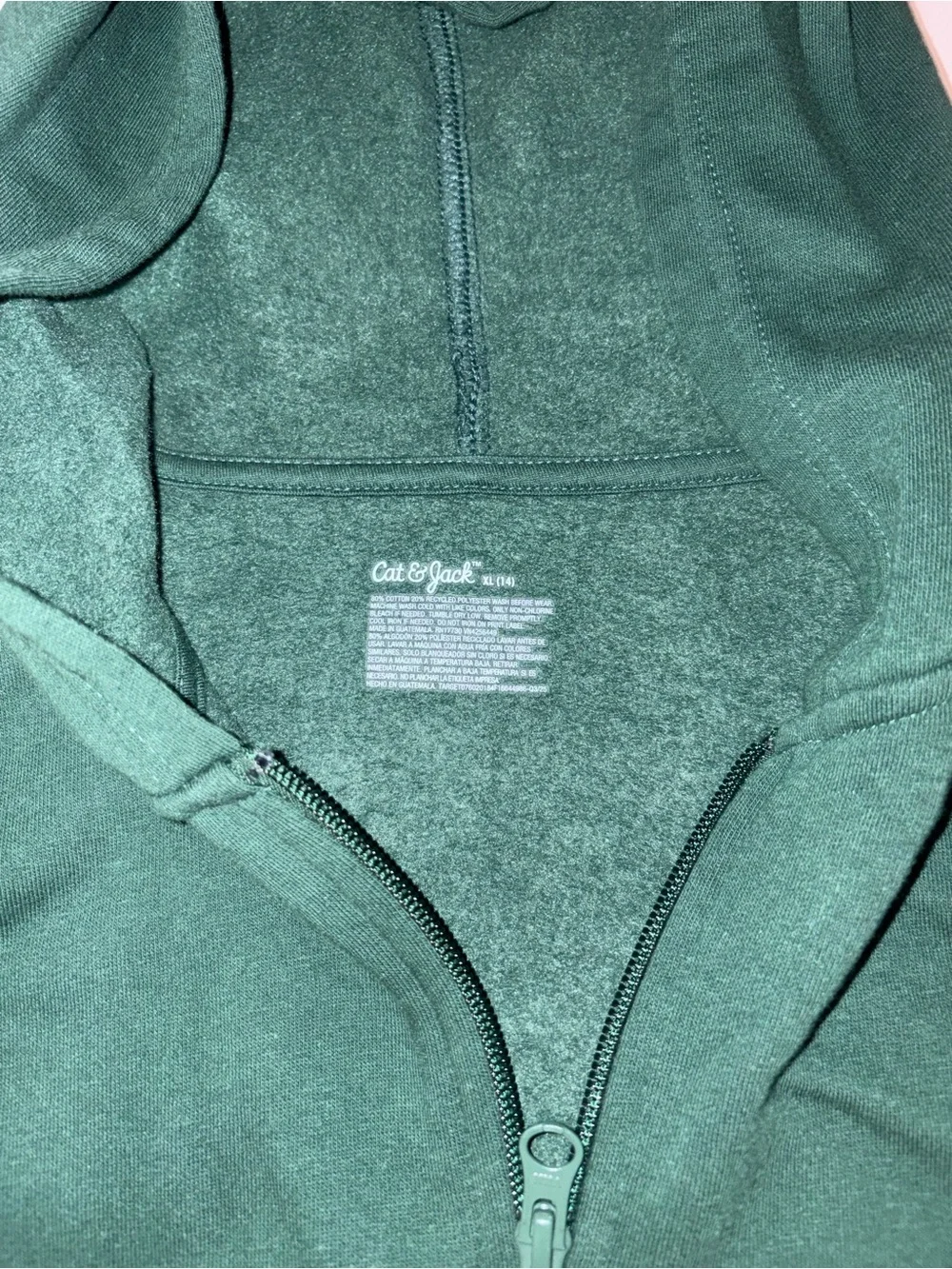 Dark Green Hooded Zip Jacket and Joggers Set